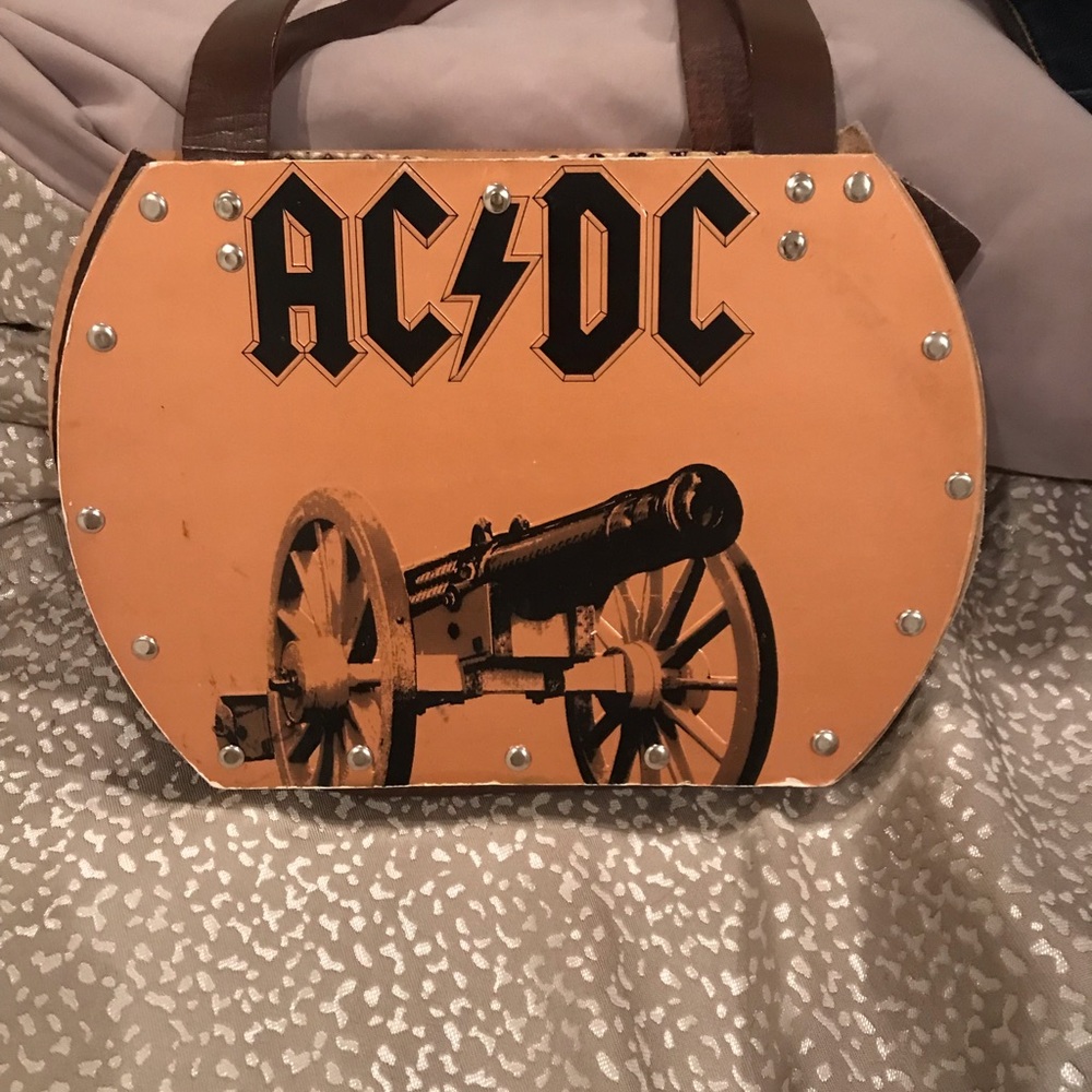 Vintage AC/DC Record purse